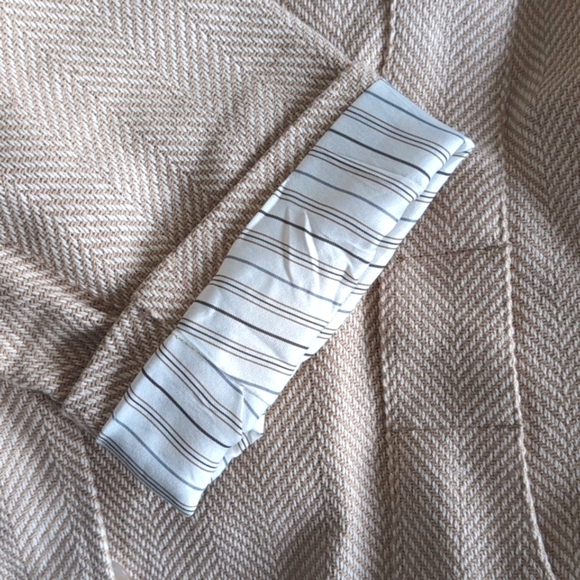 Sz 20/18 Norfolk Linen Blend Banana Republic Cream Tweed Suit Set + Free Belt! - Picture 10 of 15